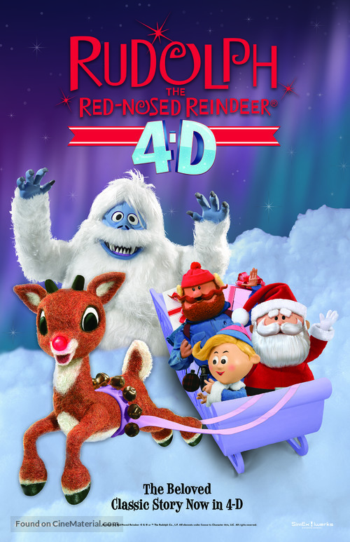 Rudolph the Red-Nosed Reindeer 4D Attraction - Movie Poster