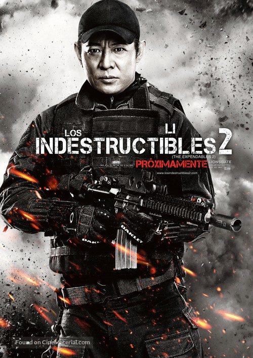 The Expendables 2 - Mexican Movie Poster