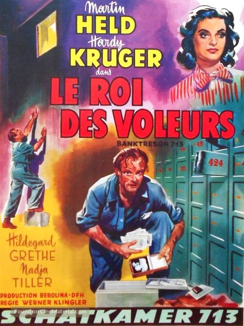 Banktresor 713 - Belgian Movie Poster