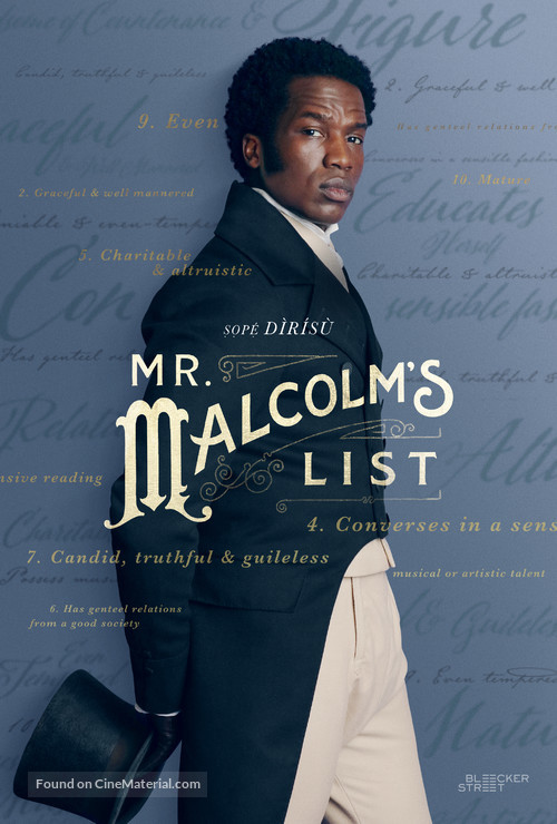 Mr. Malcolm&#039;s List - Movie Poster