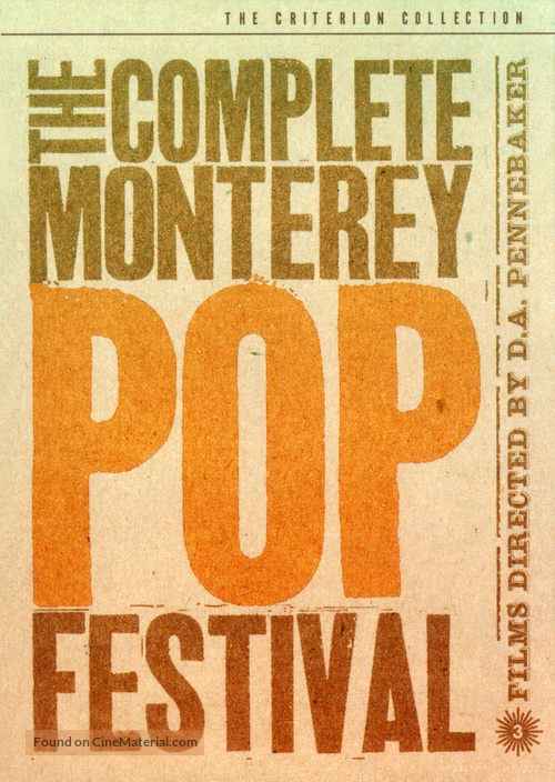 Monterey Pop - DVD movie cover