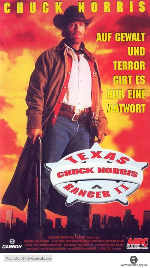 &quot;Walker, Texas Ranger&quot; - German VHS movie cover