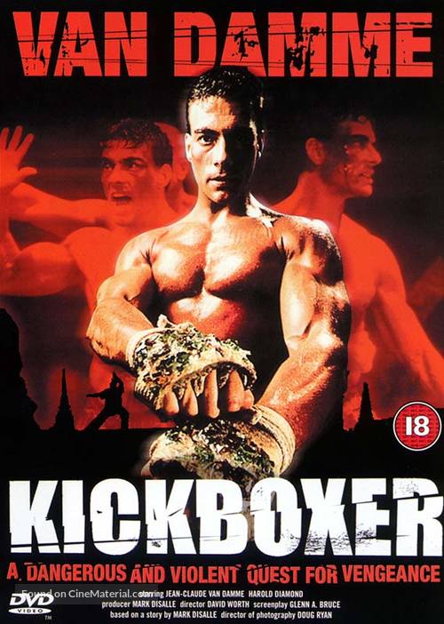 Kickboxer - British DVD movie cover