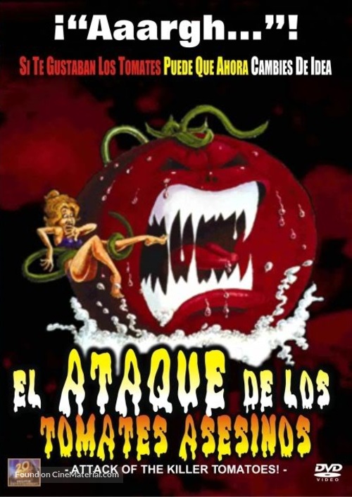 Attack of the Killer Tomatoes! - Spanish DVD movie cover