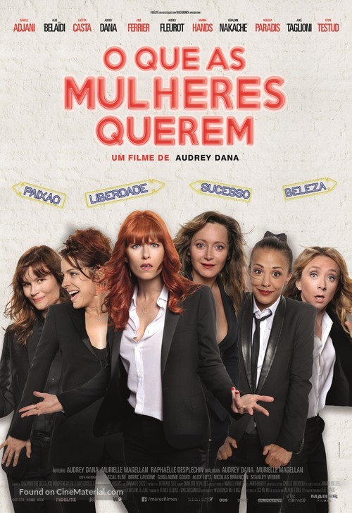 Sous les jupes des filles - Brazilian Movie Poster