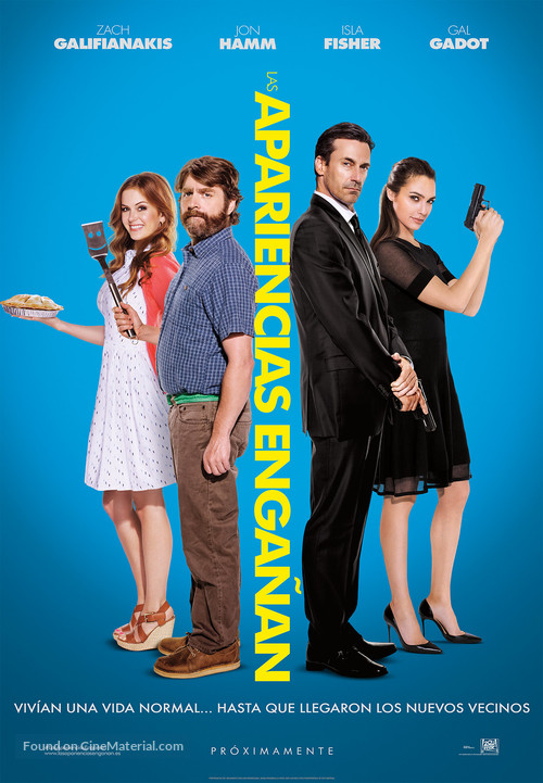 Keeping Up with the Joneses - Spanish Movie Poster