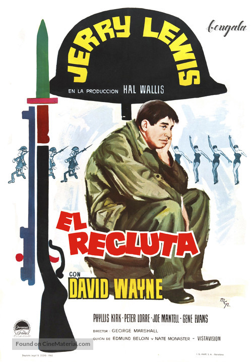 The Sad Sack - Spanish Movie Poster