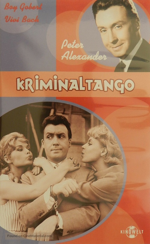 Kriminaltango - German VHS movie cover