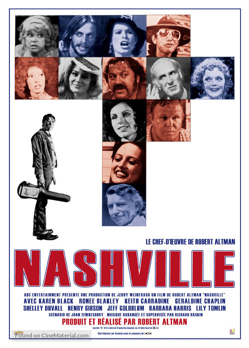 Nashville - French Re-release movie poster