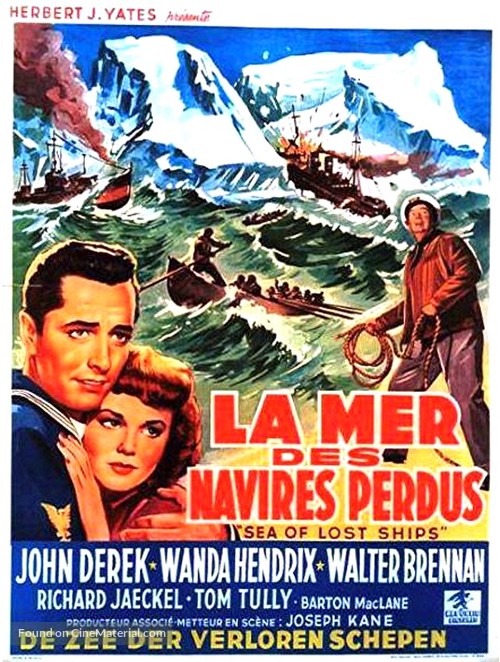 Sea of Lost Ships - Belgian Movie Poster