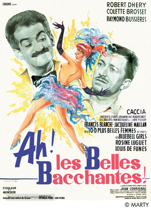 Ah! Les belles bacchantes - French Movie Poster