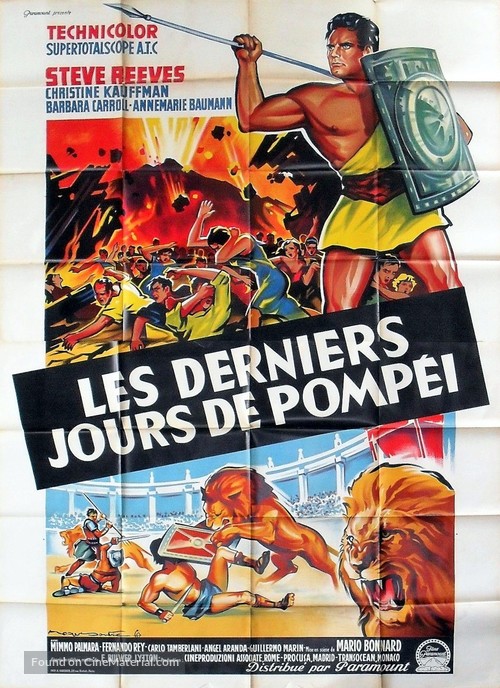 Ultimi giorni di Pompei, Gli - French Movie Poster