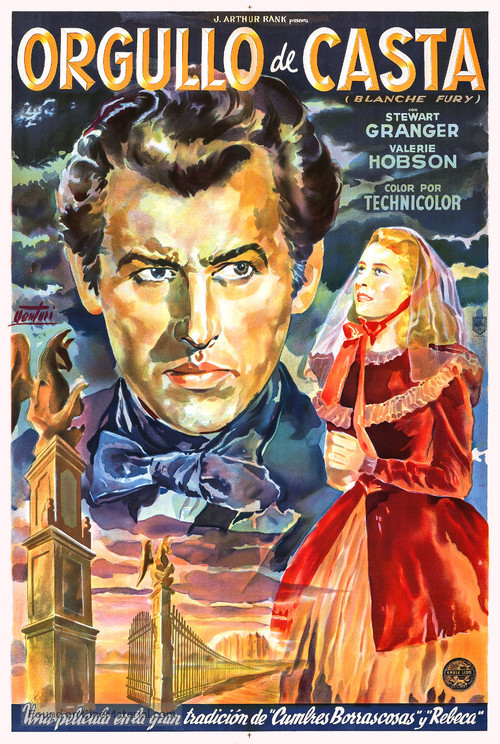 Blanche Fury - Argentinian Movie Poster