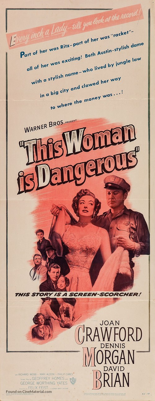 This Woman Is Dangerous - Movie Poster