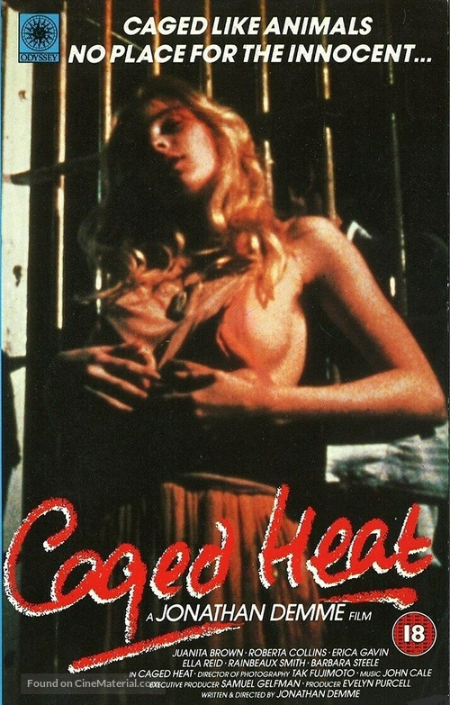 Caged Heat - British VHS movie cover