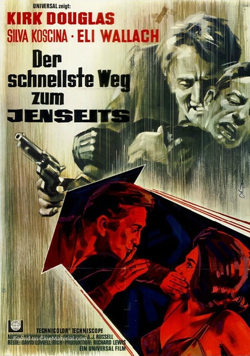 A Lovely Way to Die - German Movie Poster