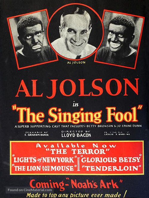 The Singing Fool - poster