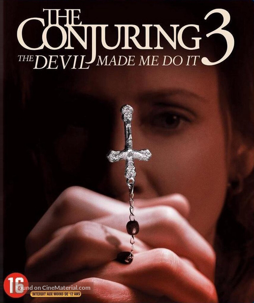 The Conjuring: The Devil Made Me Do It - Belgian Blu-Ray movie cover