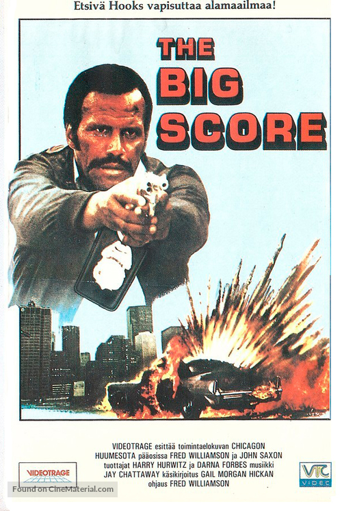 The Big Score - Finnish VHS movie cover