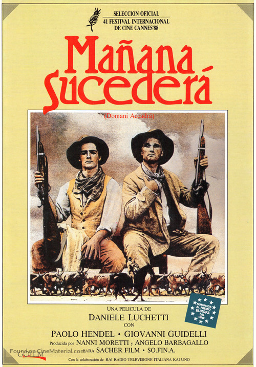 Domani accadr&agrave; - Spanish Movie Poster