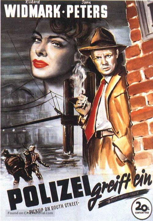 Pickup on South Street - German Movie Poster