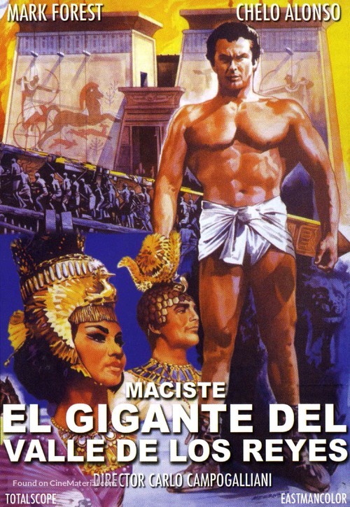 Maciste nella valle dei re - Spanish Movie Poster