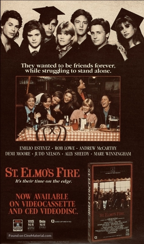 St. Elmo&#039;s Fire - poster