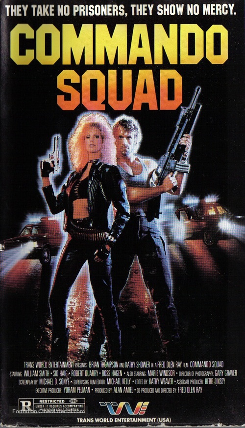 Commando Squad - VHS movie cover