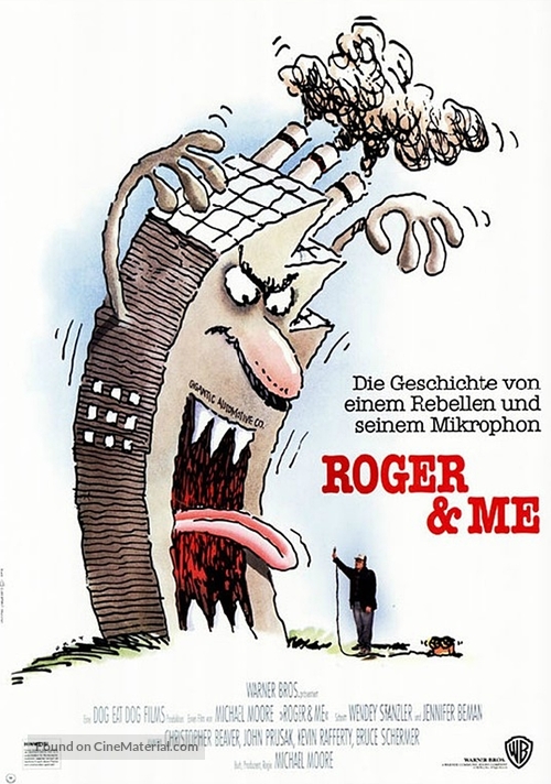 Roger &amp; Me - German Movie Poster