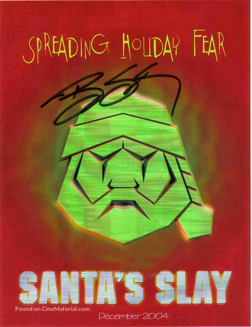 Santa&#039;s Slay - Canadian Movie Poster