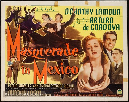 Masquerade in Mexico - Movie Poster