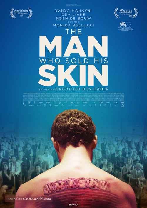 The Man Who Sold His Skin - Swedish Movie Poster