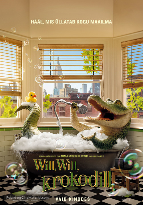 Lyle, Lyle, Crocodile - Estonian Movie Poster