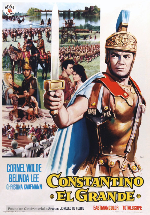 Costantino il grande - Spanish Movie Poster