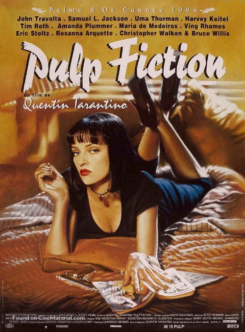 Pulp Fiction - French Movie Poster