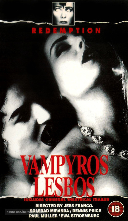 Vampiros lesbos - British Movie Cover