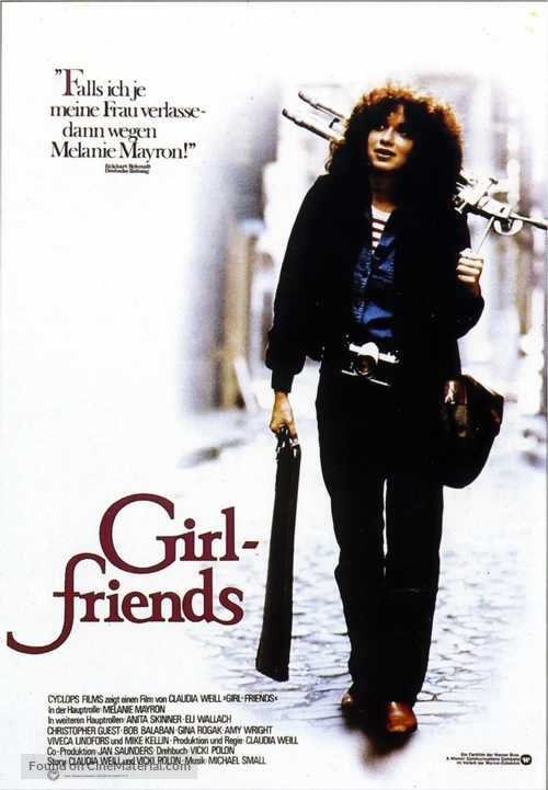 Girlfriends - German Movie Poster
