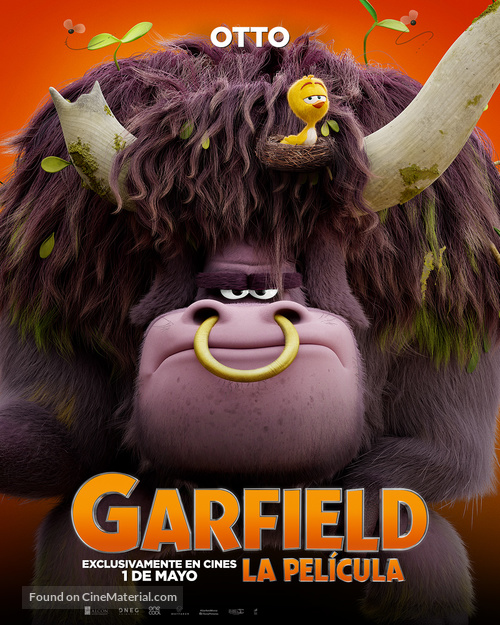 The Garfield Movie - Spanish Movie Poster