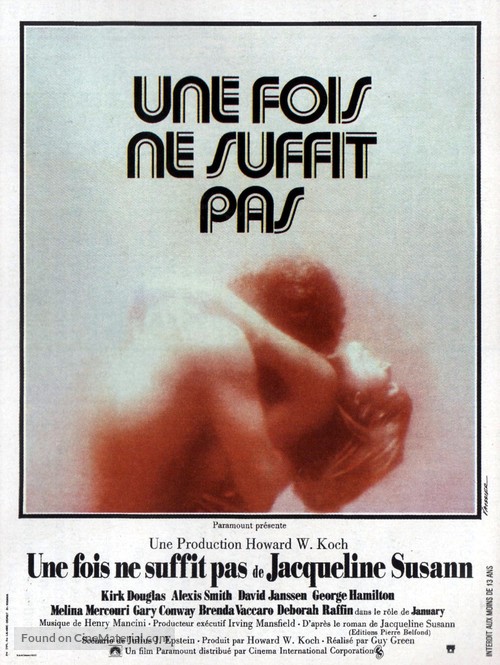Jacqueline Susann&#039;s Once Is Not Enough - French Movie Poster