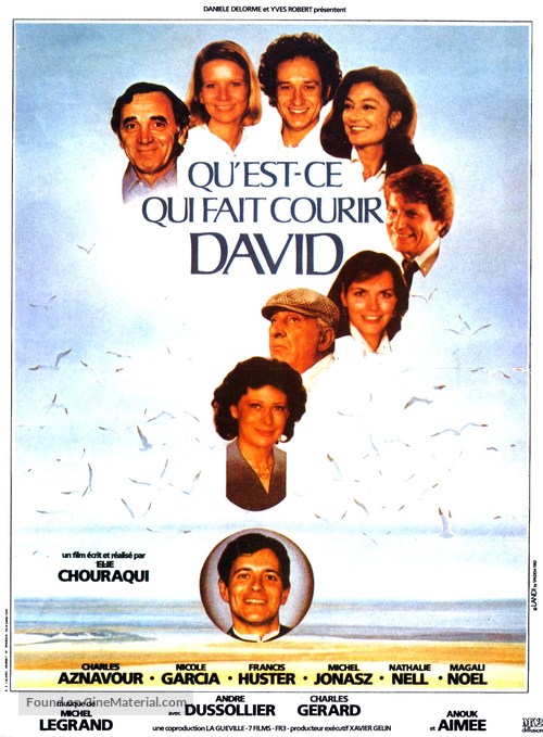 Qu&#039;est-ce qui fait courir David? - French Movie Poster