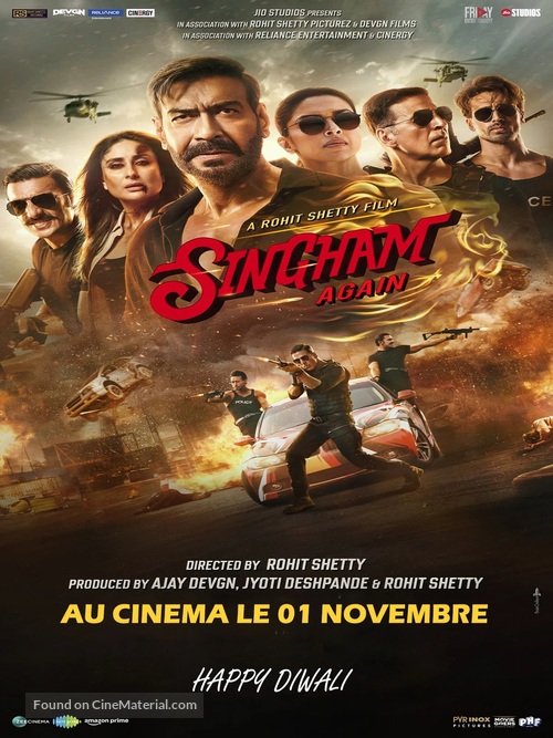 Singham Again - French Movie Poster