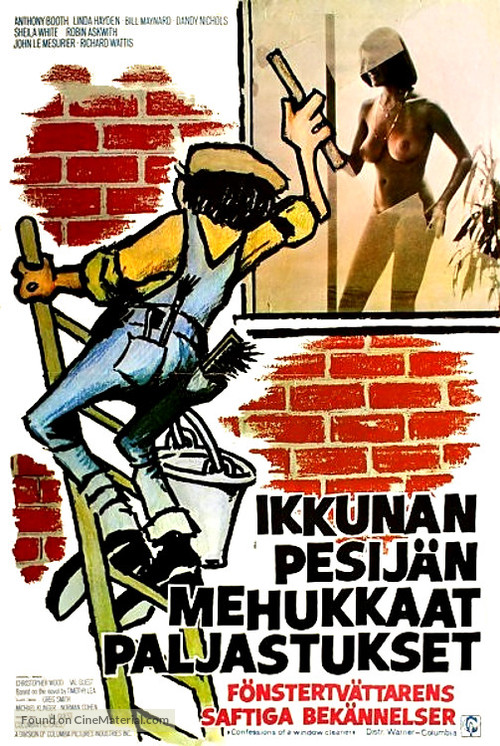 Confessions of a Window Cleaner - Finnish Movie Poster