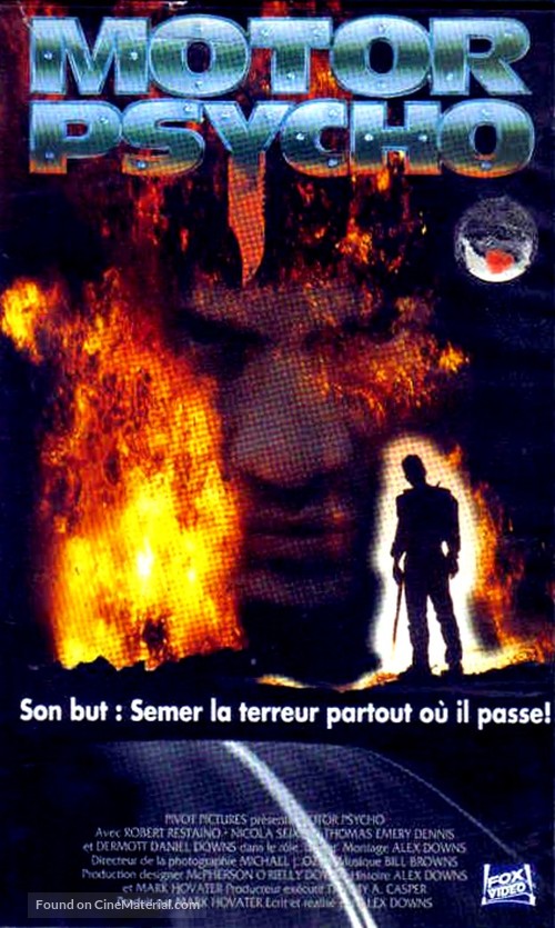 Motor Psycho - French VHS movie cover