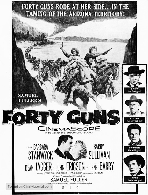 Forty Guns - poster