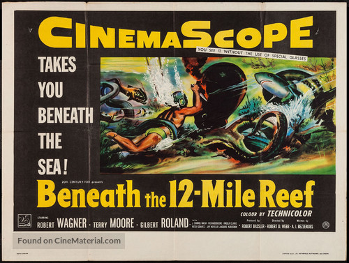 Beneath the 12-Mile Reef - Movie Poster