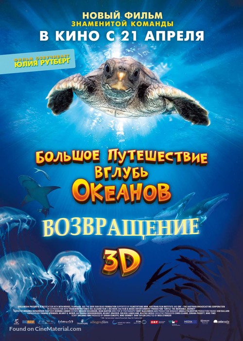 Turtle: The Incredible Journey - Russian Movie Poster