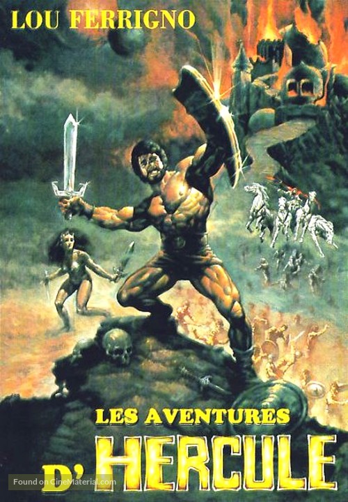 Avventure dell&#039;incredibile Ercole, Le - French VHS movie cover