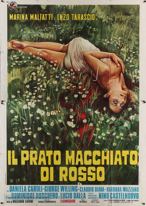 Il prato macchiato di rosso - Italian Movie Poster