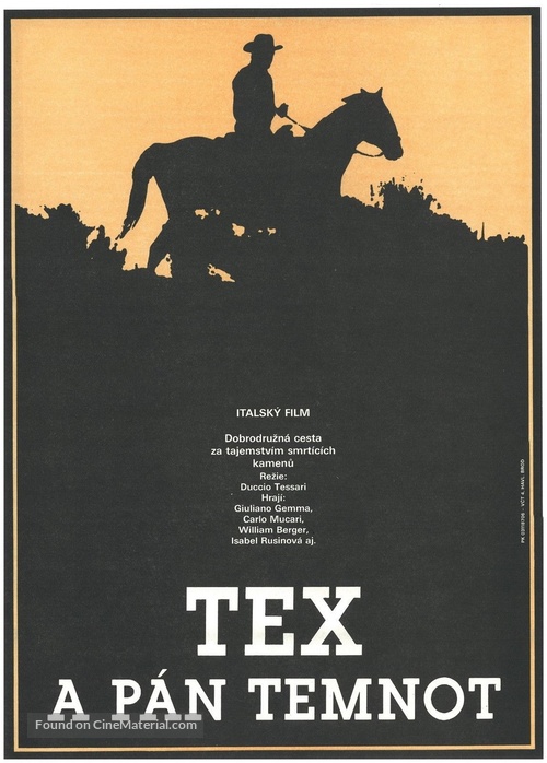 Tex e il signore degli abissi - Czech Movie Poster