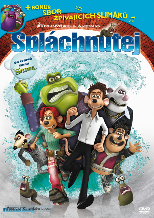 Flushed Away - Czech DVD movie cover